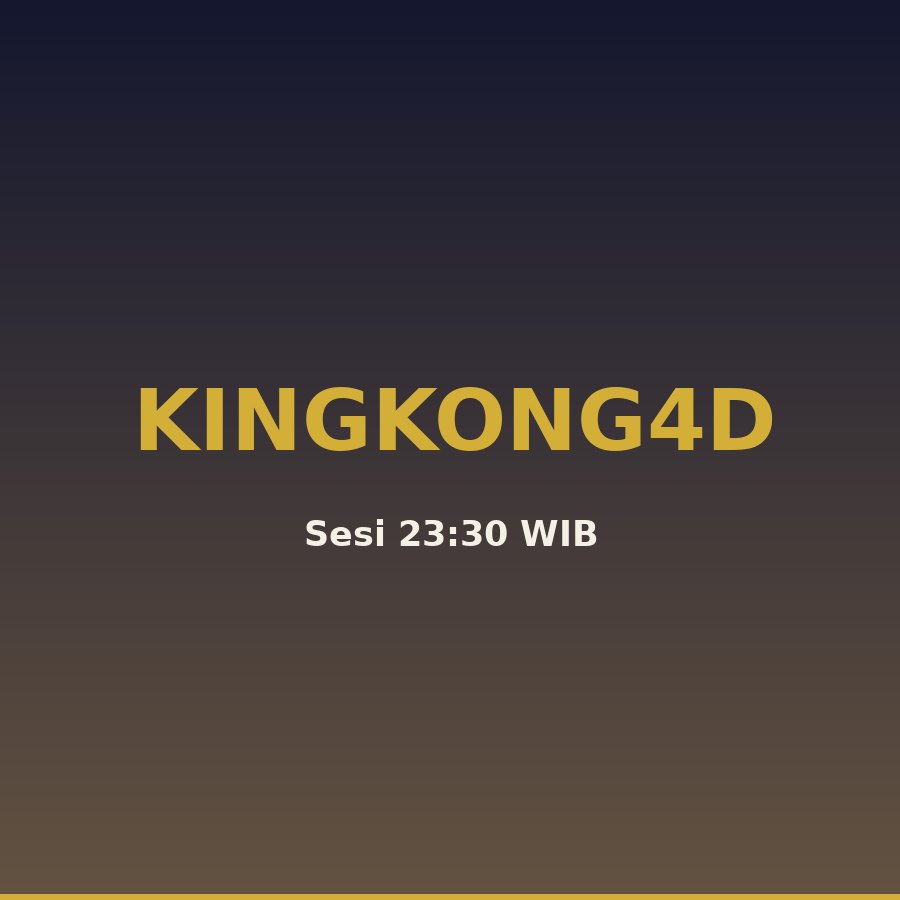 Kingkong 4d Angka Ikut 23 Hari Ini 1 Oktober 2026, Paito (72104)